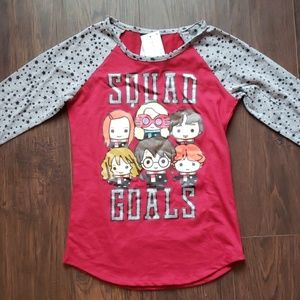Harry Potter Squad Goals Shirt Size 7/8